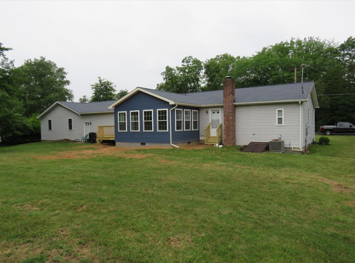 completed home addition project