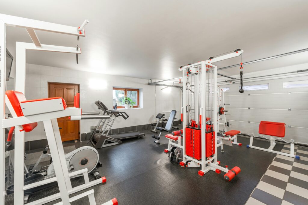 uses for a custom garage, home gym